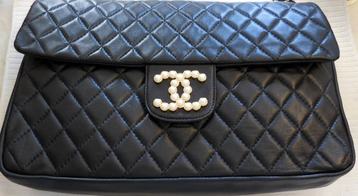 Vintage Black Chanel Handbag Repair by Linda LLC