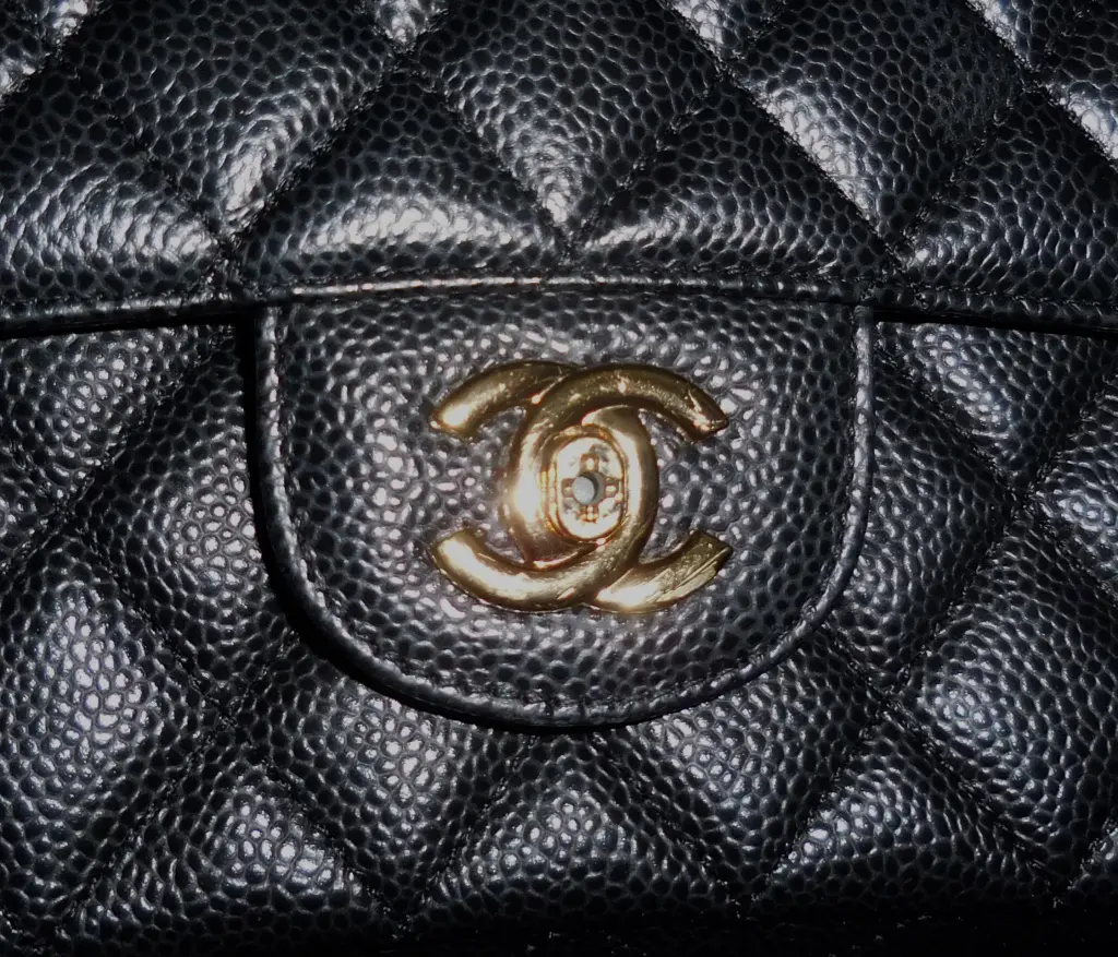 Vintage Black Chanel Handbag Repair by Linda LLC Before