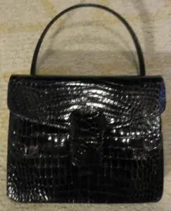 A beautiful black color bag with thin strap