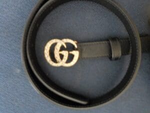 Gucci Belt Repair by Linda LLC Before