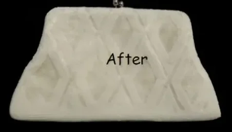 111111 White textured object with "After" text.